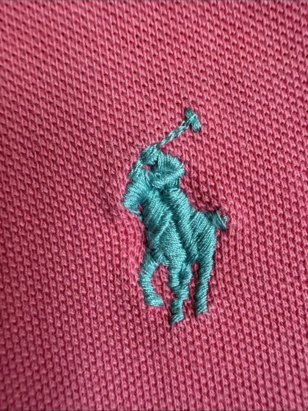 Ralph Lauren Men’s Salmon Polo Shirt Classic Fit Size L